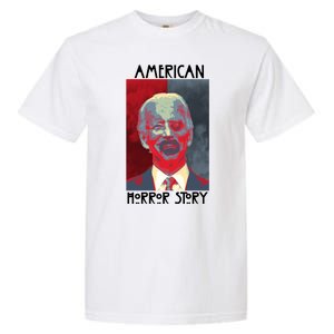 American Horror Funny Anti Biden Garment-Dyed Heavyweight T-Shirt