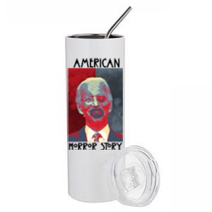 American Horror Funny Anti Biden Stainless Steel Tumbler