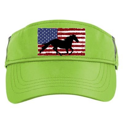 American Horse Flag Vintage Adult Drive Performance Visor