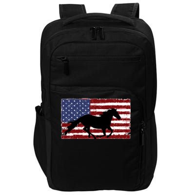 American Horse Flag Vintage Impact Tech Backpack