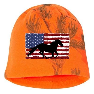 American Horse Flag Vintage Kati - Camo Knit Beanie