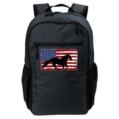 American Horse Flag Vintage Daily Commute Backpack