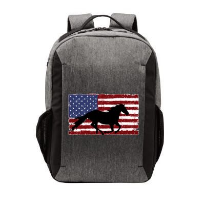 American Horse Flag Vintage Vector Backpack