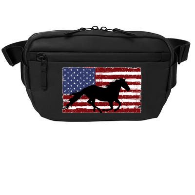 American Horse Flag Vintage Crossbody Pack