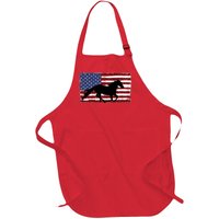 American Horse Flag Vintage Full-Length Apron With Pockets