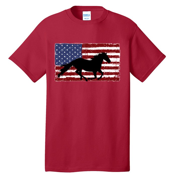 American Horse Flag Vintage Tall T-Shirt