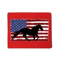 American Horse Flag Vintage Mousepad