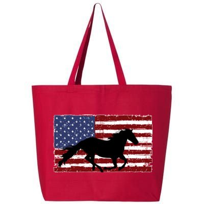 American Horse Flag Vintage 25L Jumbo Tote