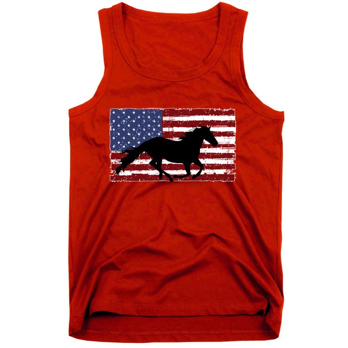 American Horse Flag Vintage Tank Top