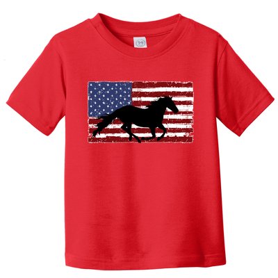 American Horse Flag Vintage Toddler T-Shirt