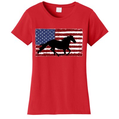 American Horse Flag Vintage Women's T-Shirt