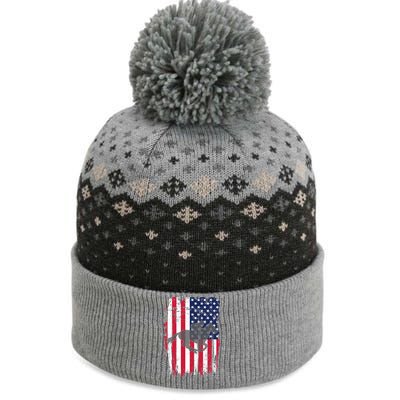 American Horse Racing Flag The Baniff Cuffed Pom Beanie