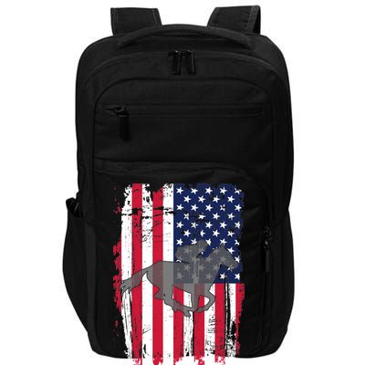 American Horse Racing Flag Impact Tech Backpack