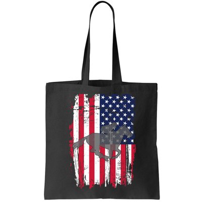American Horse Racing Flag Bag