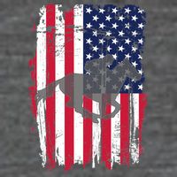 American Horse Racing Flag Backpack