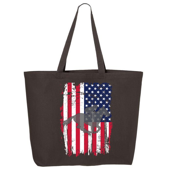 American Horse Racing Flag 25L Jumbo Tote