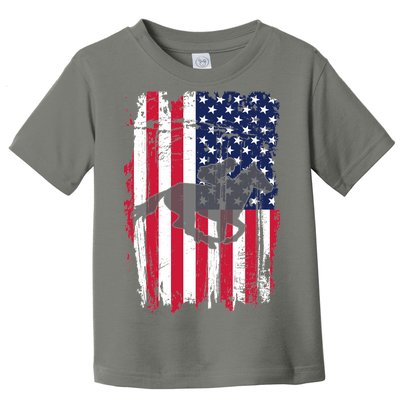 American Horse Racing Flag Toddler T-Shirt