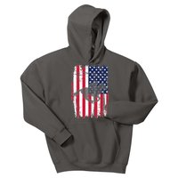 American Horse Racing Flag Kids Hoodie