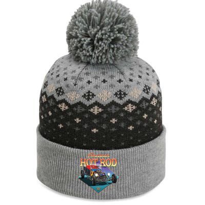 American Hot Rod The Baniff Cuffed Pom Beanie