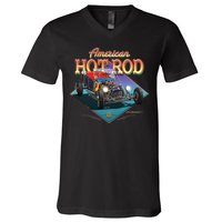 American Hot Rod V-Neck T-Shirt