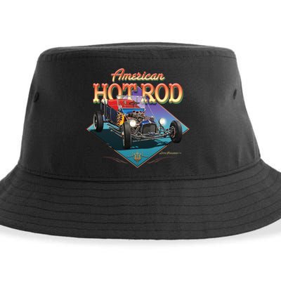 American Hot Rod Sustainable Bucket Hat