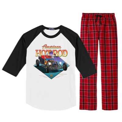 American Hot Rod Raglan Sleeve Pajama Set