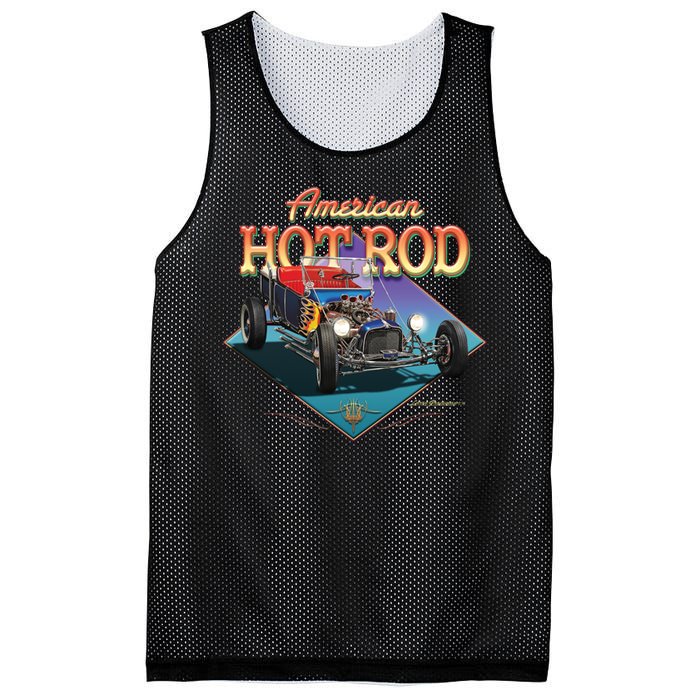 American Hot Rod Mesh Reversible Basketball Jersey Tank