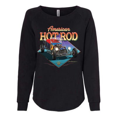 American Hot Rod Womens California Wash Sweatshirt