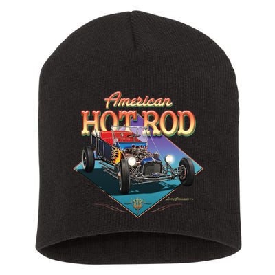 American Hot Rod Short Acrylic Beanie