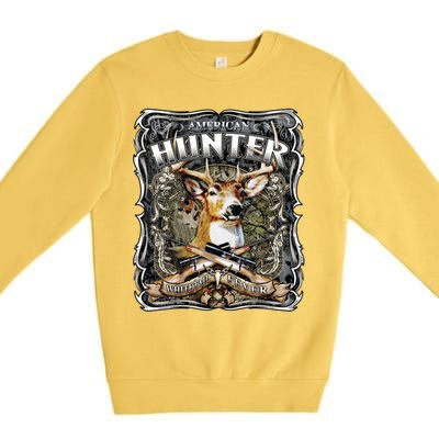 American Hunter Deer Wildlife Premium Crewneck Sweatshirt