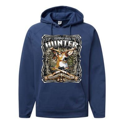 American Hunter Deer Wildlife Performance Fleece Hoodie