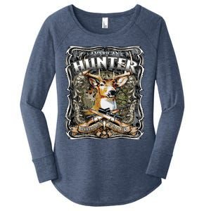 American Hunter Deer Wildlife Women's Perfect Tri Tunic Long Sleeve Shirt