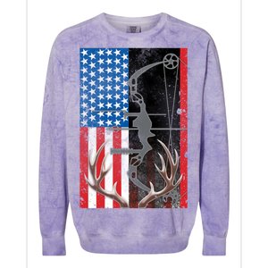 American Hunter USA Flag Colorblast Crewneck Sweatshirt