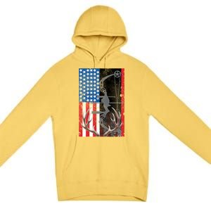 American Hunter USA Flag Premium Pullover Hoodie