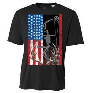 American Hunter USA Flag Cooling Performance Crew T-Shirt