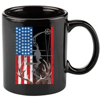 American Hunter USA Flag 11oz C Handle Ceramic Mug