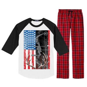 American Hunter USA Flag Raglan Sleeve Pajama Set