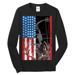 American Hunter USA Flag Tall Long Sleeve T-Shirt