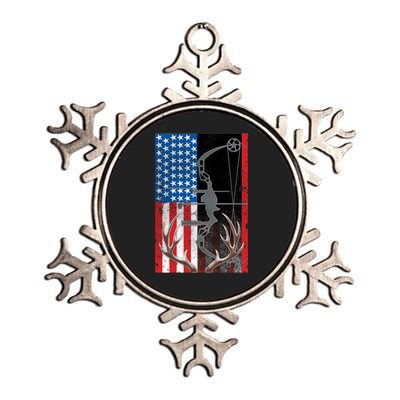 American Hunter USA Flag Metallic Star Ornament