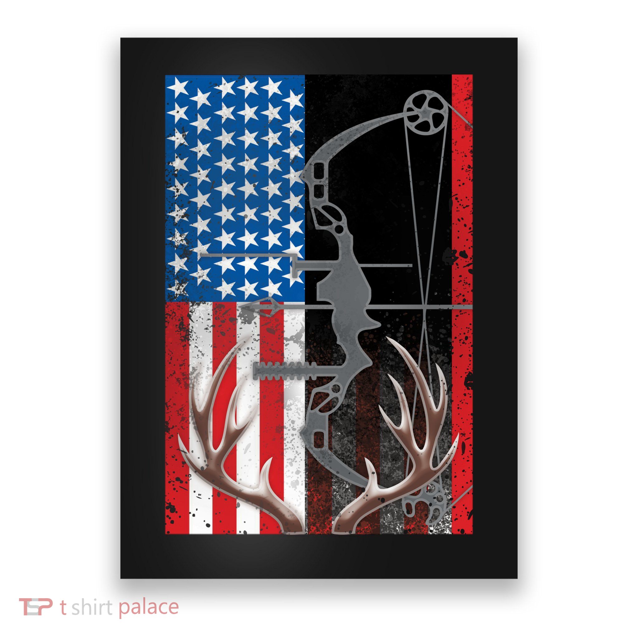 American Hunter USA Flag Poster