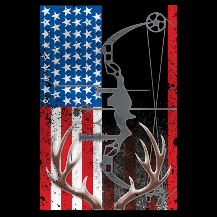 American Hunter USA Flag Poster