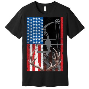 American Hunter USA Flag Premium T-Shirt