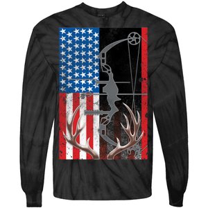 American Hunter USA Flag Tie-Dye Long Sleeve Shirt