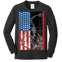 American Hunter USA Flag Kids Long Sleeve Shirt