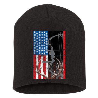 American Hunter USA Flag Short Acrylic Beanie