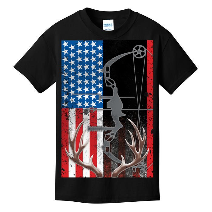 American Hunter USA Flag Kids T-Shirt