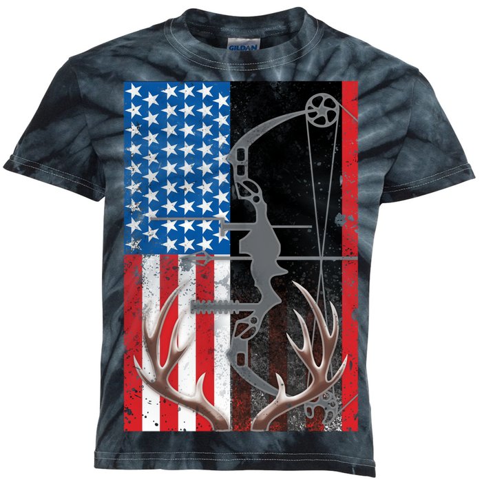 American Hunter USA Flag Kids Tie-Dye T-Shirt