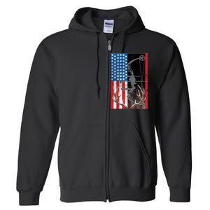 American Hunter USA Flag Full Zip Hoodie