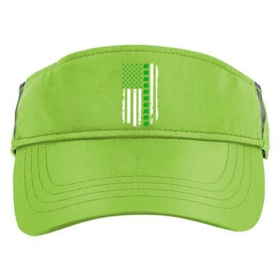 American Irish Clover Flag St. Patrick's Day  Adult Drive Performance Visor