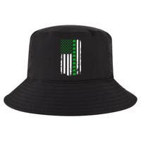 American Irish Clover Flag St. Patrick's Day  Cool Comfort Performance Bucket Hat